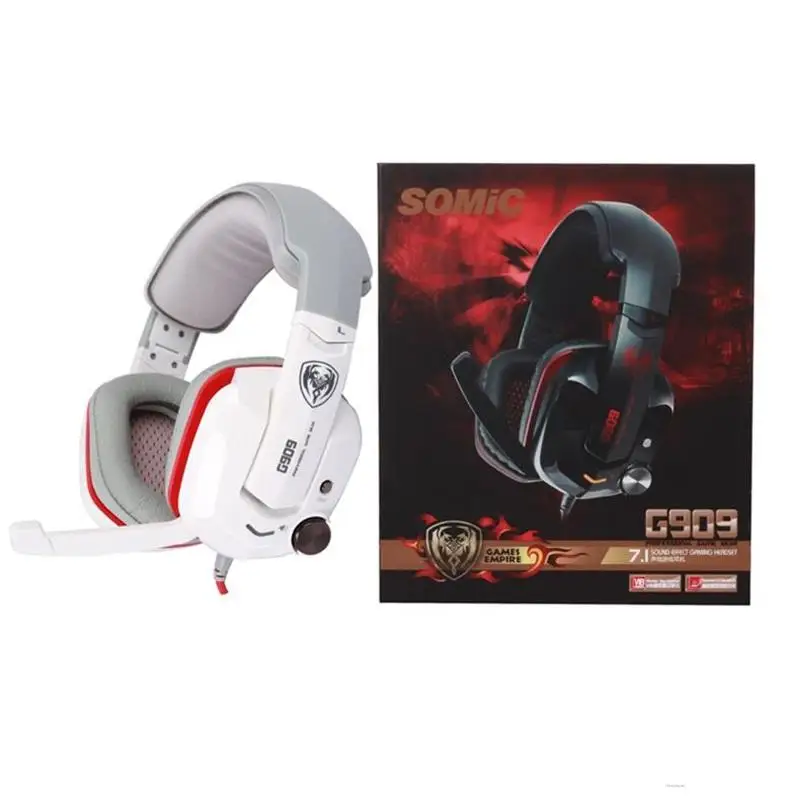 

SoMC-G909 Headset With USB7.1 Headset With Virtual Surround Sound, Noise Reduction, Vibration, Suitable For PC Games