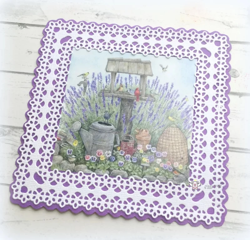 Кружевные цветы квадратной оправе металлический Трафаретный вырубной штамп