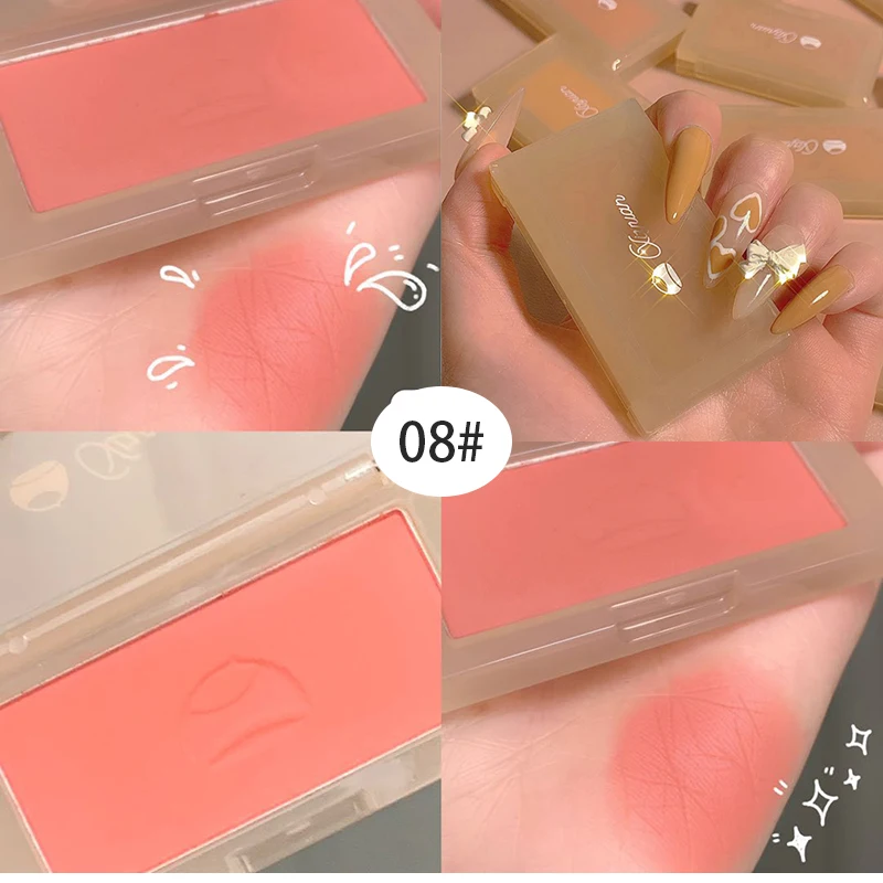 Новая палитра румян для макияжа красные румяна и стойкие натуральные Румяна с