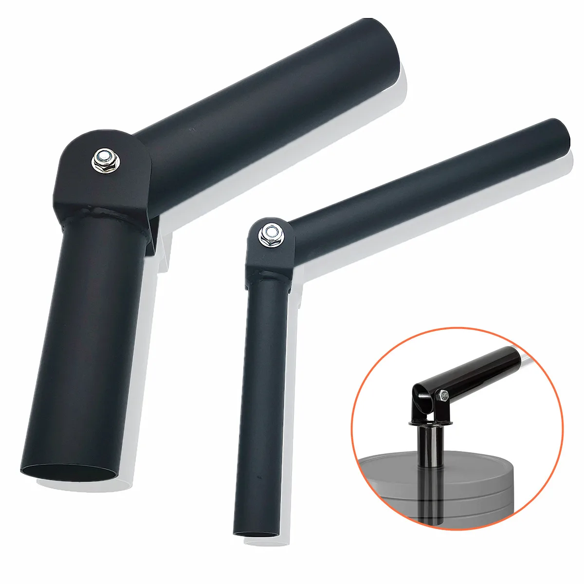 

T Bar Row Landmine Attachment for 1" or 2" Barbell Bar Heavy-Duty Steel Back Muscle Training Workout Home Gym Exercise Equipment