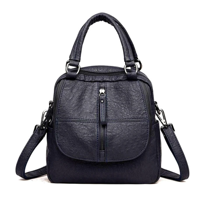 Женский рюкзак из искусственной кожи, многофункциональный рюкзак mochila, женская сумка через плечо на молнии для путешествий, сумка для путешествий O66