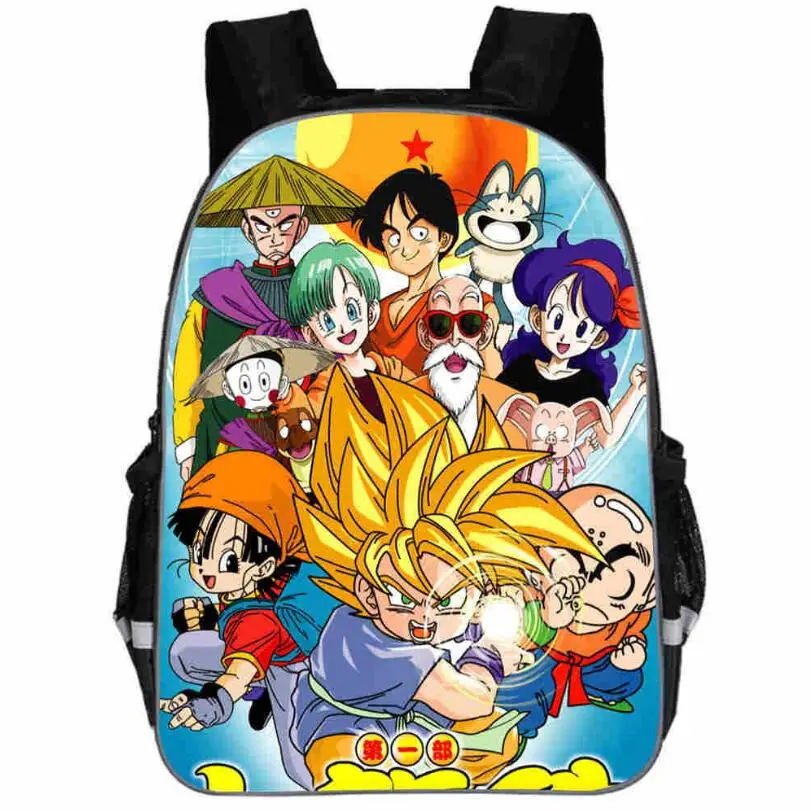 Рюкзаки с аниме Драконий жемчуг для подростков школьные ранцы мальчиков рюкзаки