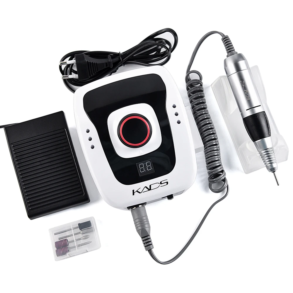 

Milling Machine Electric Nail Drill 35000 RPM Apparatus for Manicure Nail Polisher File Manicure Pedicure with Cutter Kit
