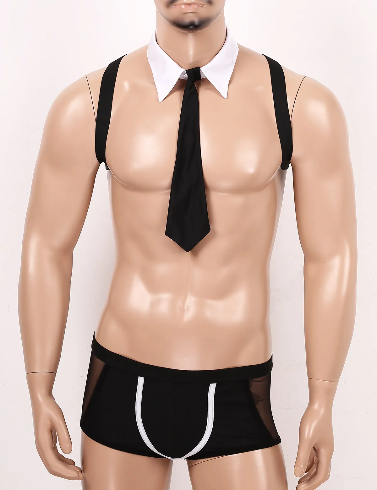 Костюм мужской эротический для косплея комплект нижнего белья боксеры шорты