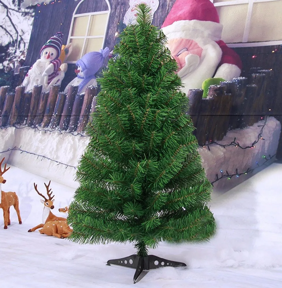 

1.5M Artificial Christmas Tree Plastic Decor Props Christmas Decorations Santa Tree Holder Party Holiday Home Decoration