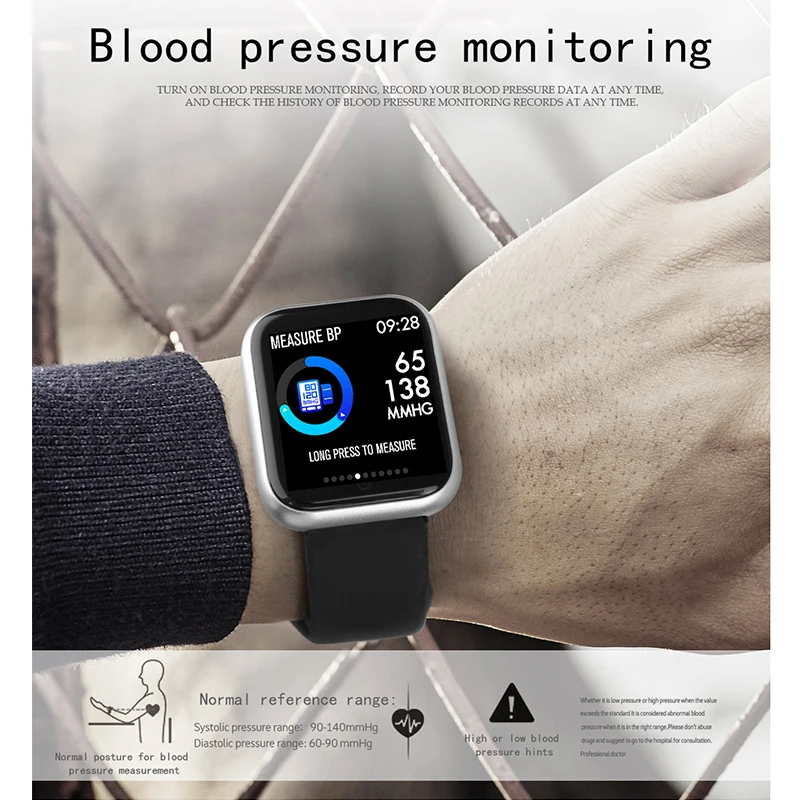 

Smart Watch Women P70 Bluetooth 4.0 Smartwatch For Apple iPhone Xiaomi LG Heart Rate Monitor Fitness Sport Tracker Bracelet Men