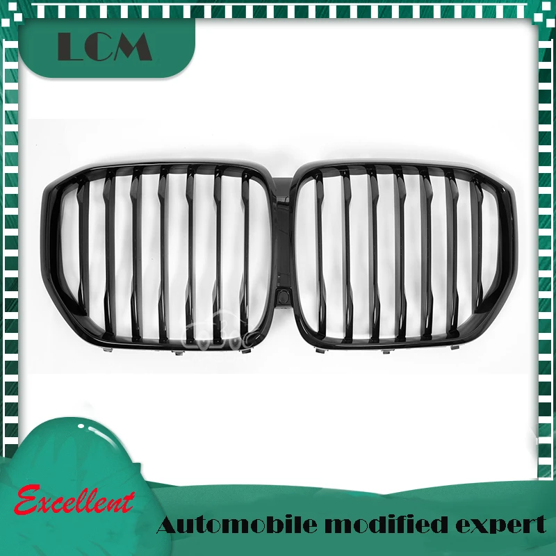 

Replacement Style ABS Plastic Single Slat Kidney Front Grille Overlay For-BMW X5 G05 2019-ON