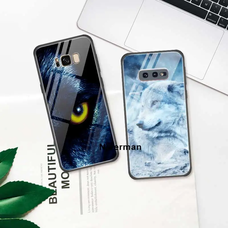 Чехлы для телефонов Samsung Galaxy S10 5G S20 Ultra S10e S8 S9 Note 10 8 9 Plus из закаленного стекла |