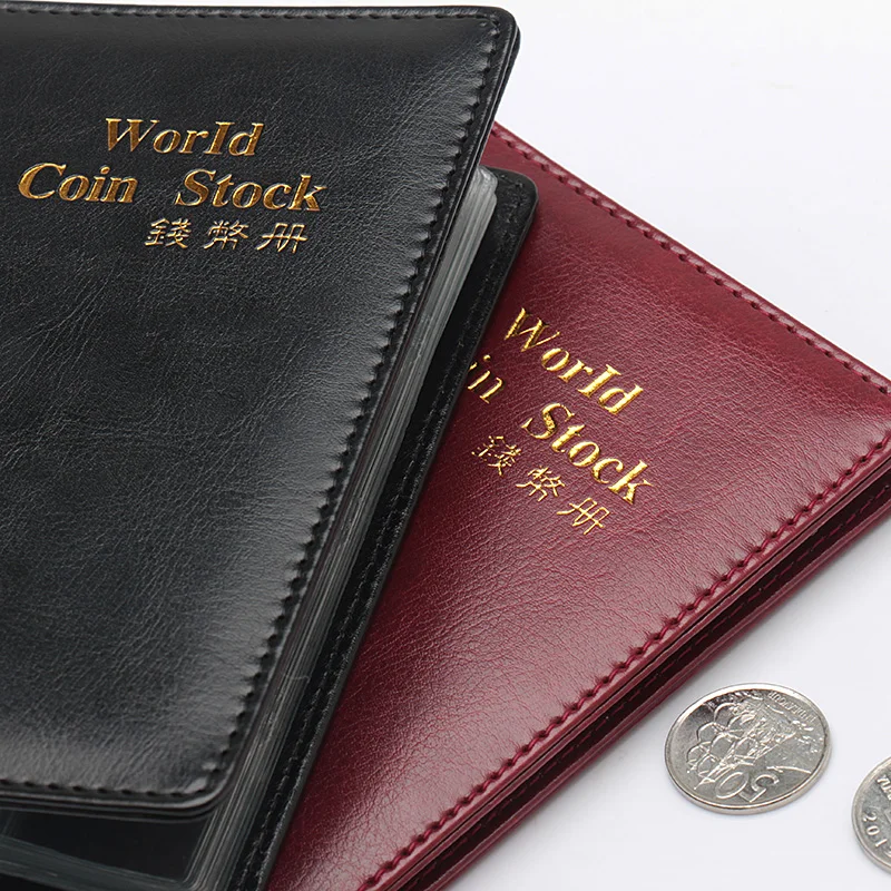 Новое поступление PU Памятная коллекция монет объем чехол для хранения пустая