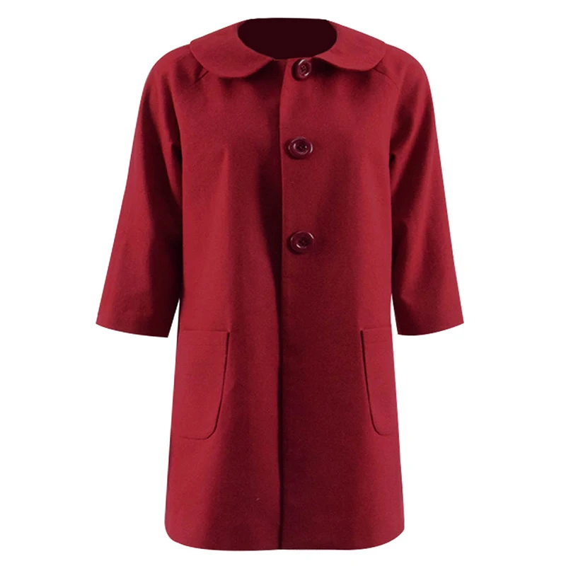 

Костюм Cossky Chilling Adventures, ведьма Сабрина Спеллман, красная куртка, женский косплей костюм, зимнее теплое пальто