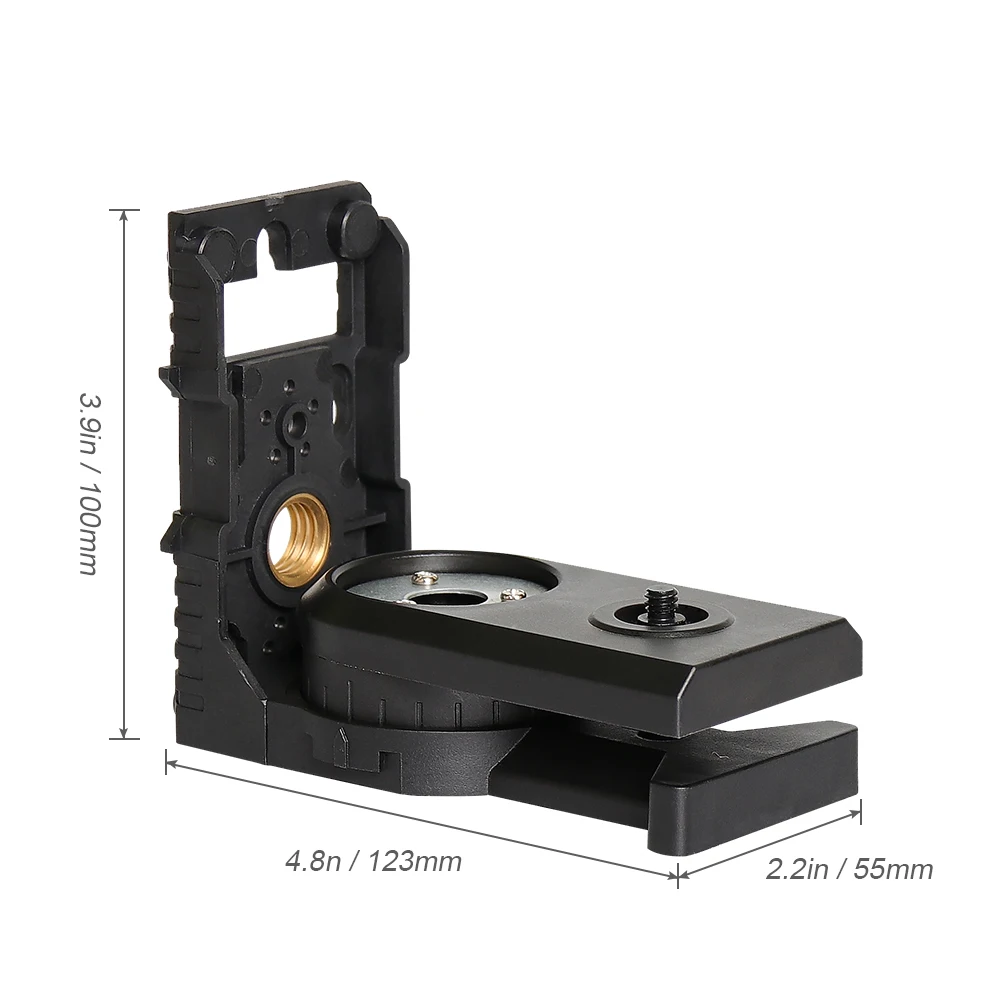 Level adapt. Huepar кронштейн. Ручка вращается на 360 градусов. Переходник поворотный для лазерного уровня. Level adapt.