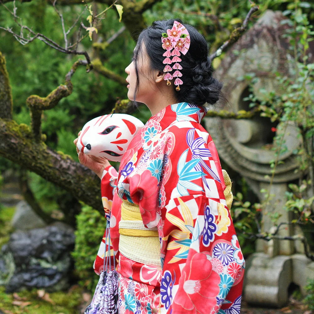 

Japanese Style Hairpin Tassel Hair Clip Classical Headdress Hair Decoration