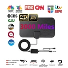 Антенна для цифрового ТВ Fox, 4K, 8K, 25 дБ, с высоким коэффициентом усиления, DVB-T2, 2021 миль