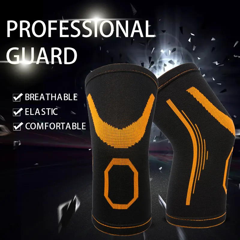 1 шт. для бега езды на велосипеде наколенники эластичные нейлоновые