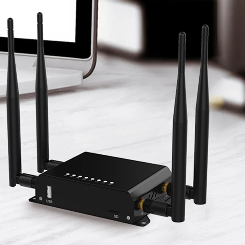 WE826 T 4G модем маршрутизатор Lte 2 Wi Fi ретранслятор 4x5DBi внешняя антенна Wifi с sim картой