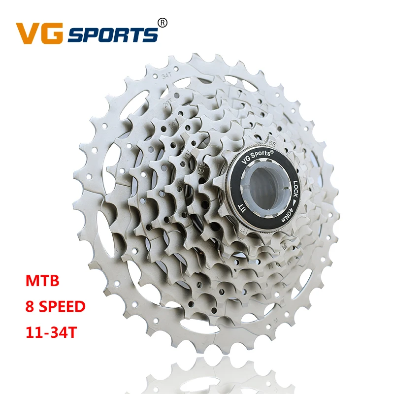 VG sports 8 скоростей 11 42T 40T 36T MTB Кассетный велосипед freewheel sprocket cdg S горный 34T 32T