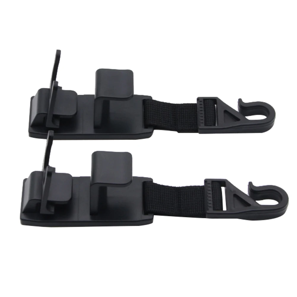 

1 Pair Heavy Duty Car Front Back Seat Headrest Hooks Hanger Storage Organizer
