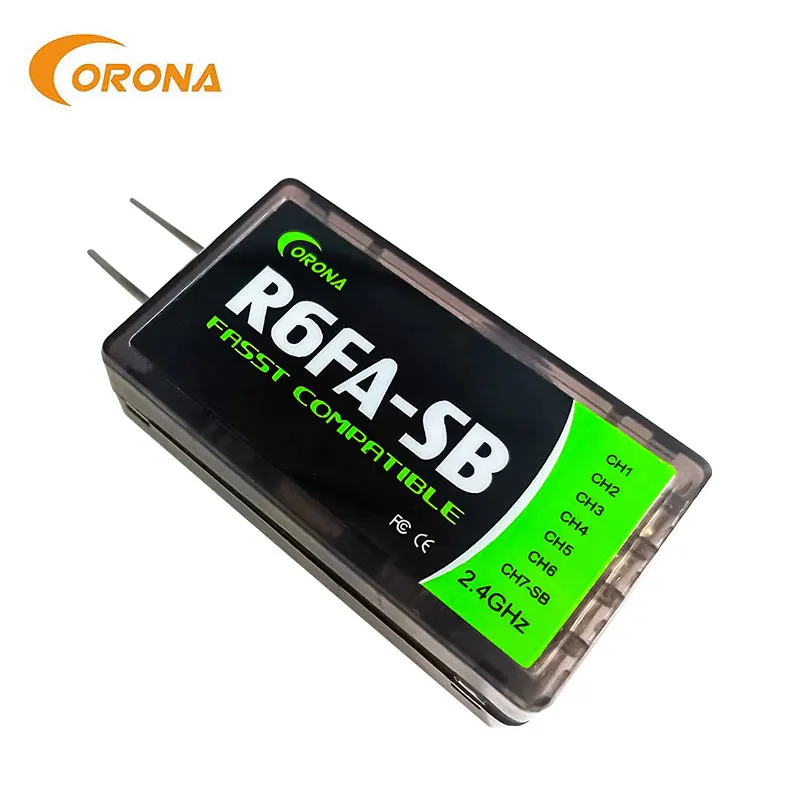 Corona R6FA-SB 2 4 Ghz FASST совместимый с S.BUS приемник для радиоуправляемого самолета |