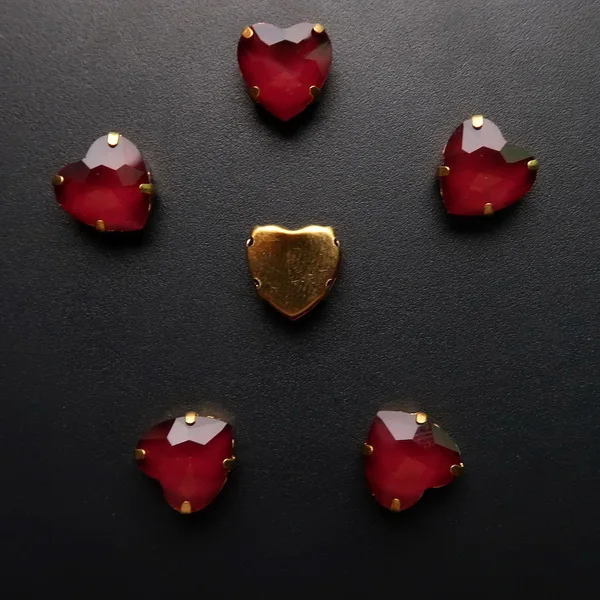 A19 Dark red 20 шт/п золотые коготь настройки желе конфеты и AB стекло Кристалл 10 мм в форме сердца пришить стразы ботинки с бусинами сумки ручной работы diy отделка - Цвет: A19 Dark red