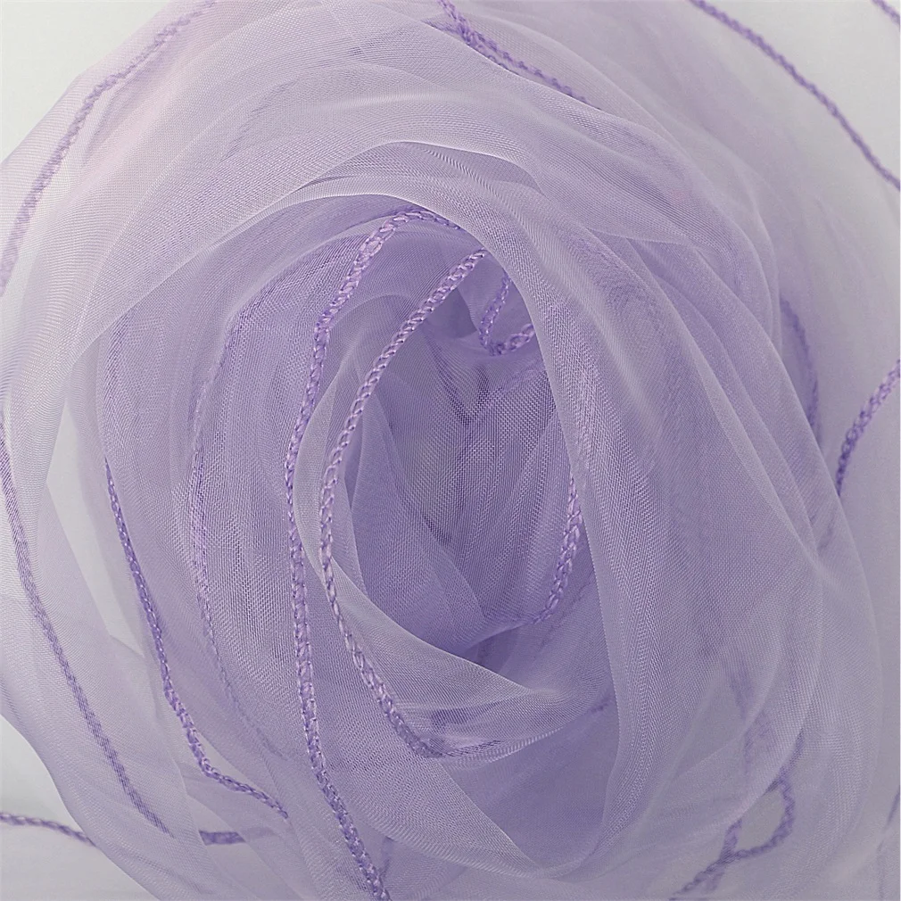

22*275cm Sheer Organza Sashes Chair Cover Bow DIY Knot Chair Tie for Party Events Banquet Wedding Fabric Chairs Decoration