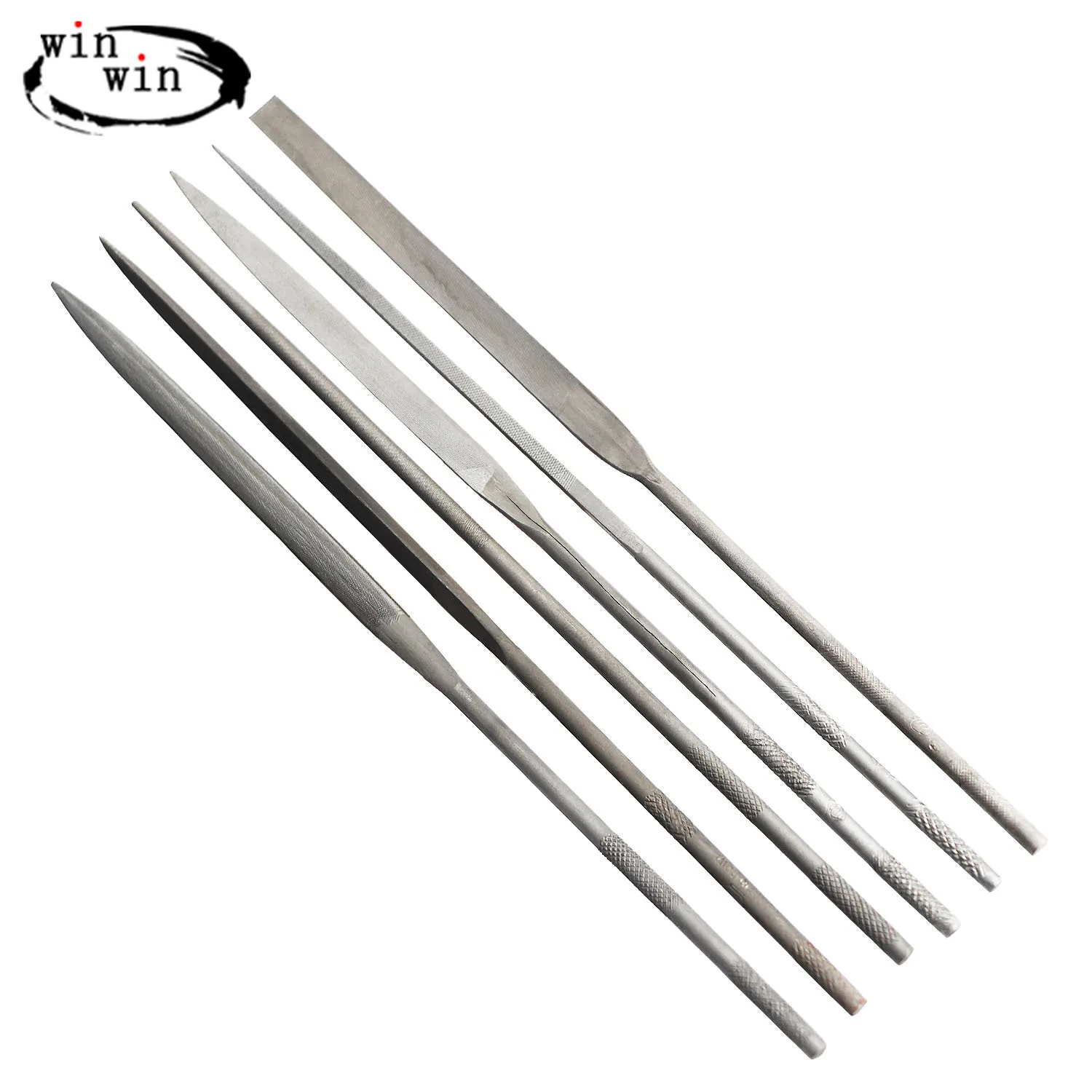 6 in 1 Shaping Files Fine Files Flat-Headed Flat Files Clay Sculpting Tool Set Pointed Square Files Bamboo Leaf Files