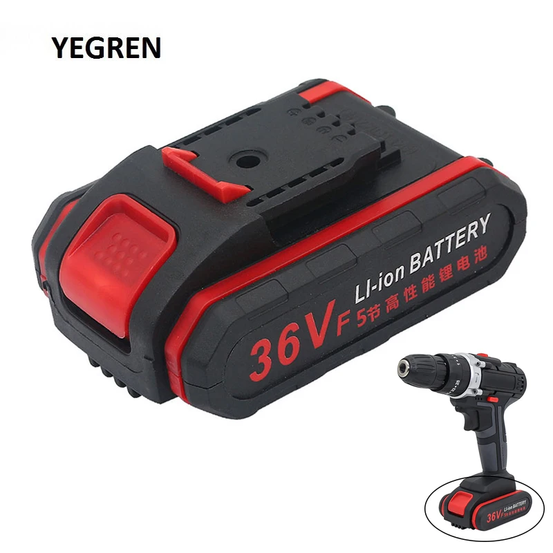 Аккумуляторная литий ионная батарея для электродрели 20 в 36 В|Электрические