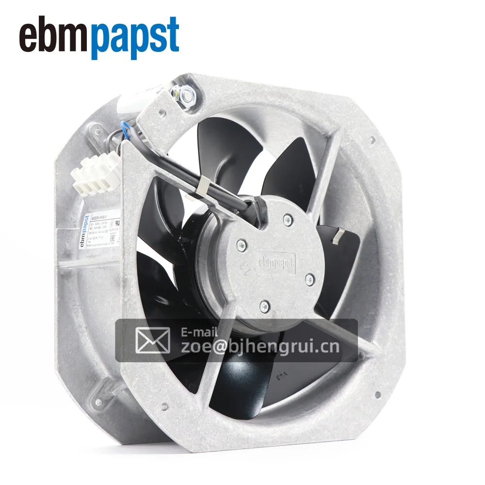 Фото Осевой шарикоподшипник Ebm papst W2E200 HH38 01 AC Fan 230V 607CFM 61dB 225X225X80mm Охлаждающие Осевой шарикоподшипник Ebm papst W2E200 HH38 01 AC Fan 230V 607CFM 61dB 225X225X80mm Охлаждающие