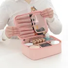 Новая женская косметичка, вместительная Высококачественная косметичка, многофункциональная дорожная сумка для хранения, портативная косметичка