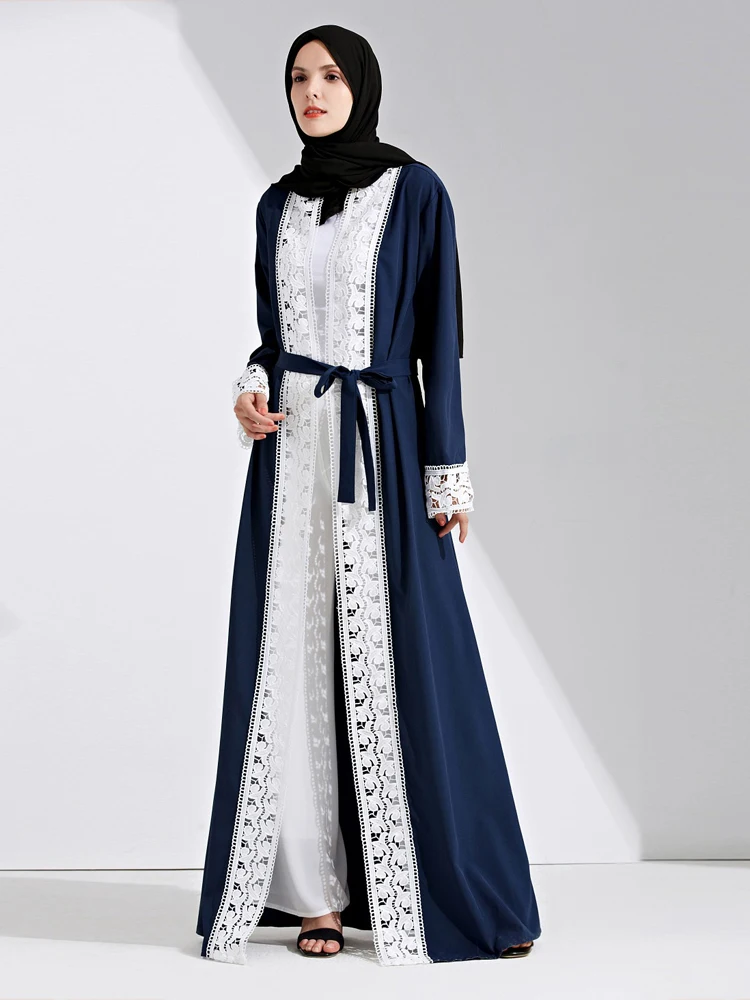 Арабское кружево kebaya мусульманские женские длинные вечерние платья