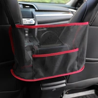 car seat storage net pocket hanging bag handbag holder seat storage bag dog net guardrail pet net car interior accessories