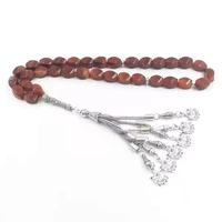 tasbih natural red agates stone islamic misbaha bracelet rosary bead arabic fashion gift eid muslim new accessories on hand