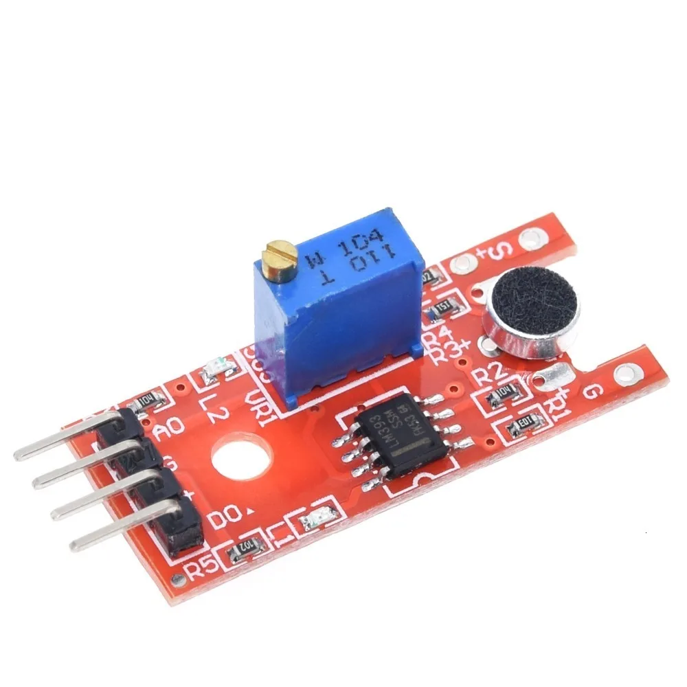 TZT Микрофон Звук голоса сенсор модуль для Arduino аналоговый цифровой выход сенсор s KY-038