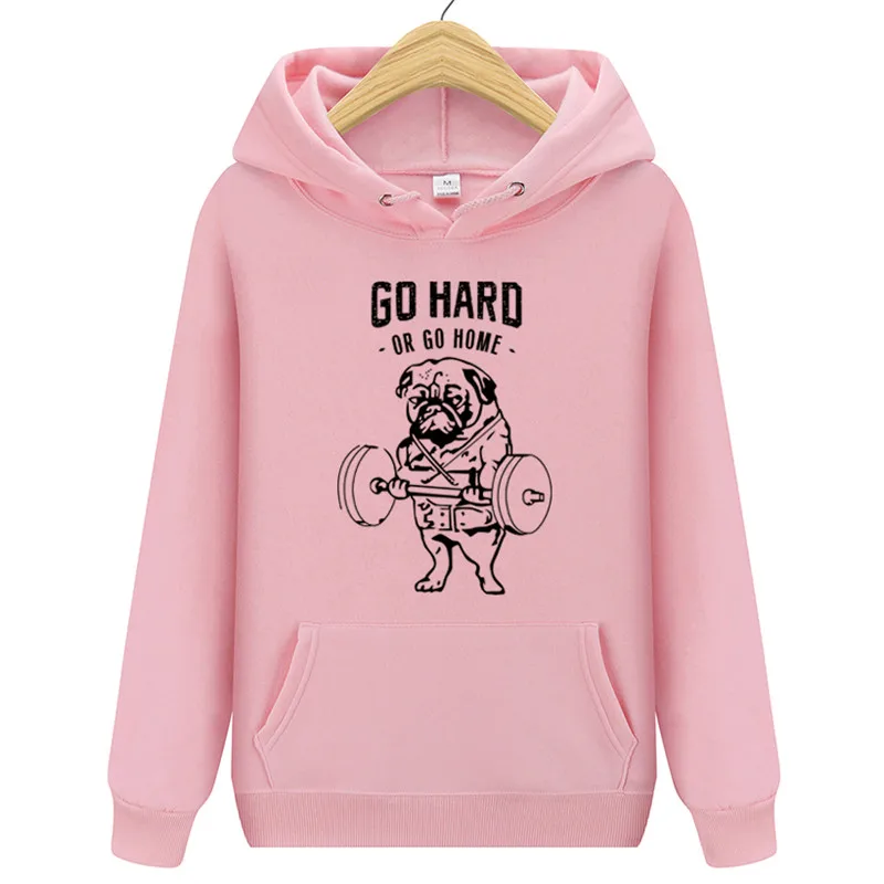 Мужские толстовки повседневная хлопковая толстовка с мультяшным принтом собаки