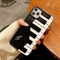 fashion personalized luxury piano music pattern design phone cover for iphone 11 12 mini pro max 7 8p se xs xr phone soft cases
