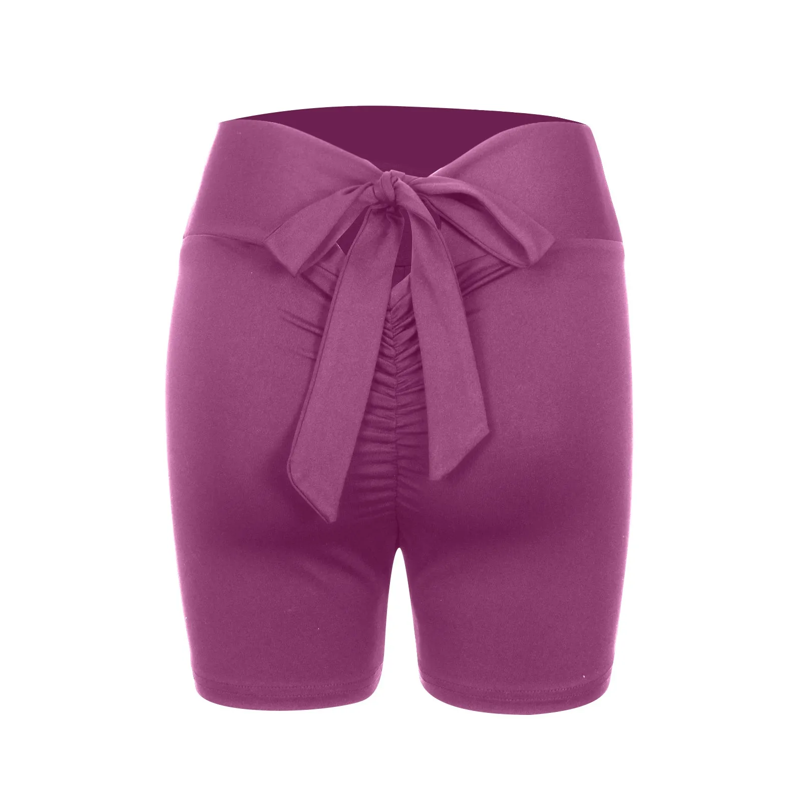 

Lady's Double Sided Yoga Shorts Women High Waist Sports Shorts Fitness Gym Workout Running Training Butt Lifting Leggings