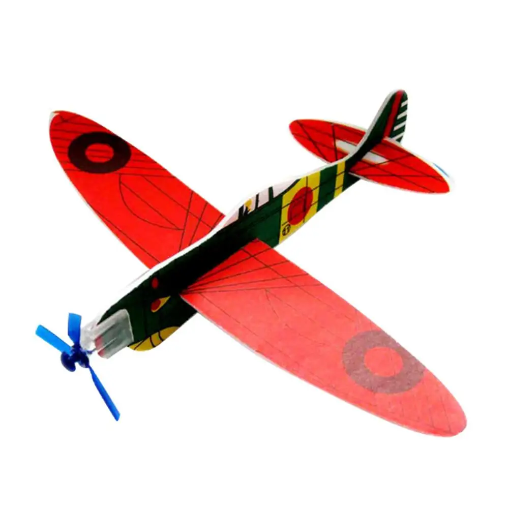 

New DIY Puzzle Small Making Foam Material Toy Aircraft Model Hand Throwing Gliding Small Plane Children Outdoor Toys