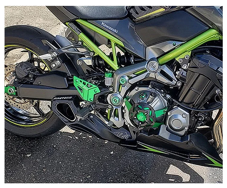 Комплект задних подножек для KAWASAKI Z900 Z 900 2017 2018 2019 CNC из алюминиевого