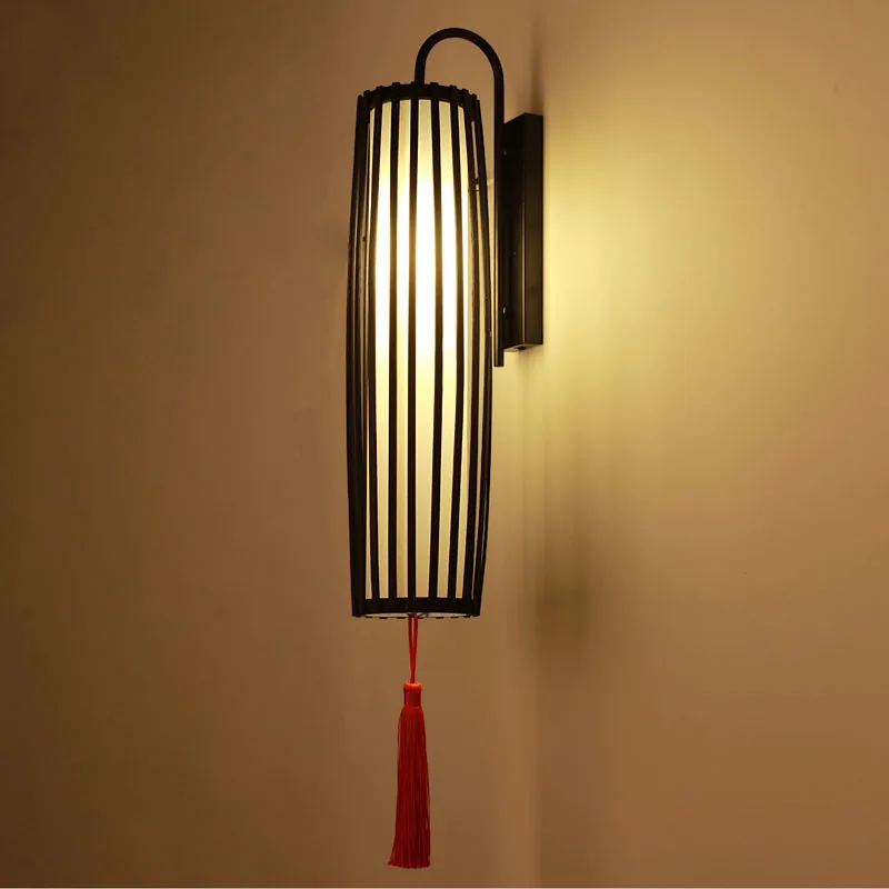 Современный простой светодиодный настенная деревянная лампа для внутреннего