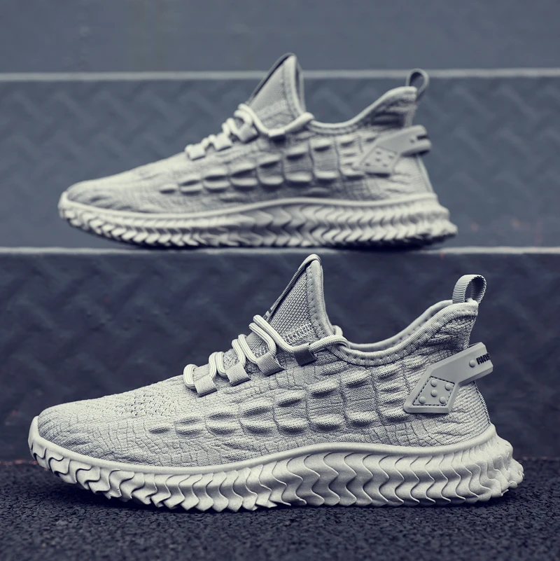 

New Original Sports Shoes Men's 2021 Mesh Surface Breathable Shoes Men's Casual Light Fly-woven Men's Shoes Sneakers Men