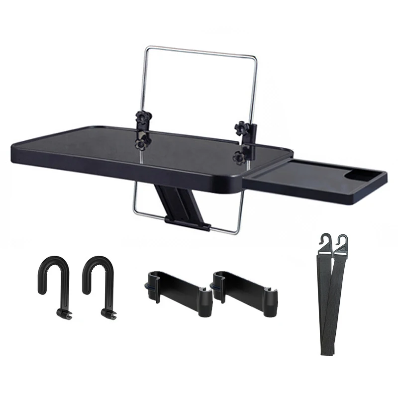 

Car Steering Food Tray Desk Table Mount Holder Laptop Wheel Seat Back w/ Drawer for Caring Personal Cars Accessories
