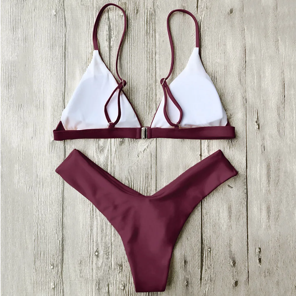 \ &quotZaful Для женщин купальник на бретельках с мягкой подкладкой бикини набор