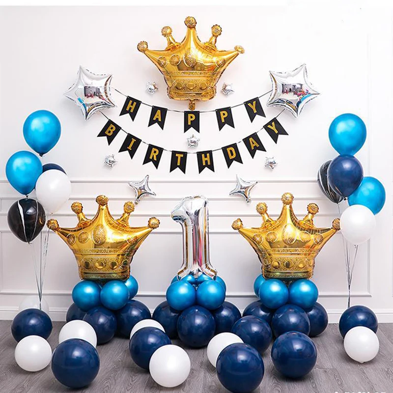 Воздушные шары в виде ракеты космоса астронавта галактики тематическая