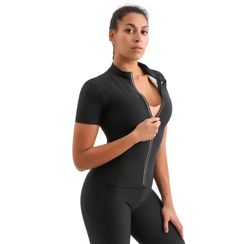 Женский утягивающий топ-майка для фитнеса и тренировок |