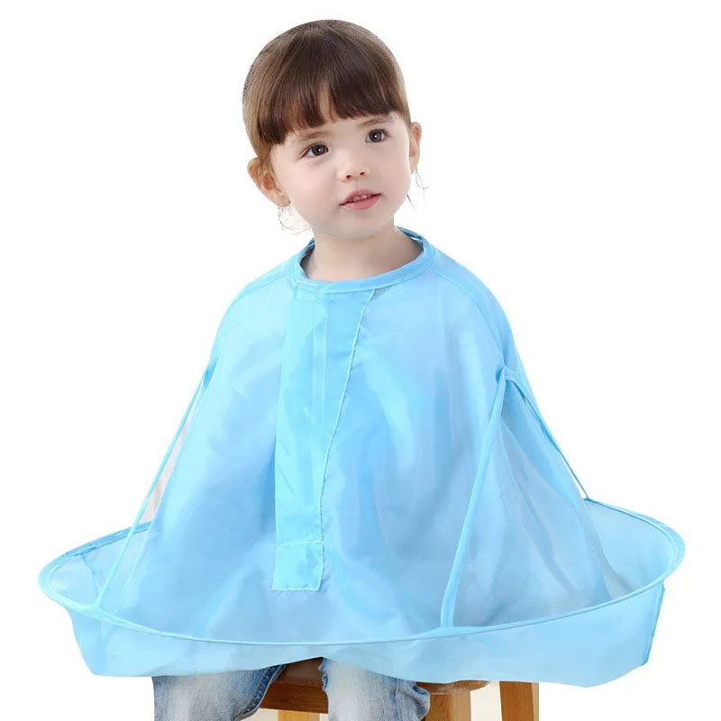 Детская шаль для стрижки волос фартук водонепроницаемый детский мантия
