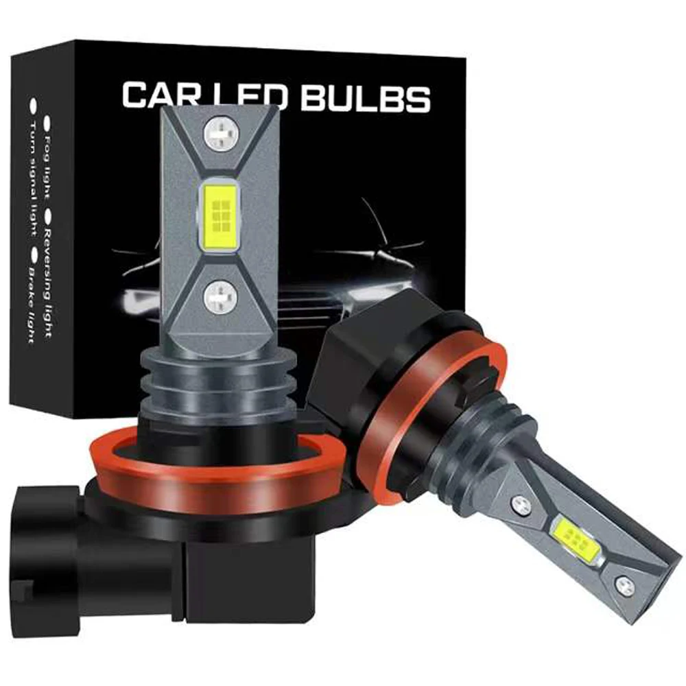 2Pcs Car Lights H4 LED H7 16000LM H11 LED Lamp For Car Headlight Bulbs H1 H3 H9 9005 9006 HB3 HB4 Bulbs 12V 24V Fog Light 4300K images - 6