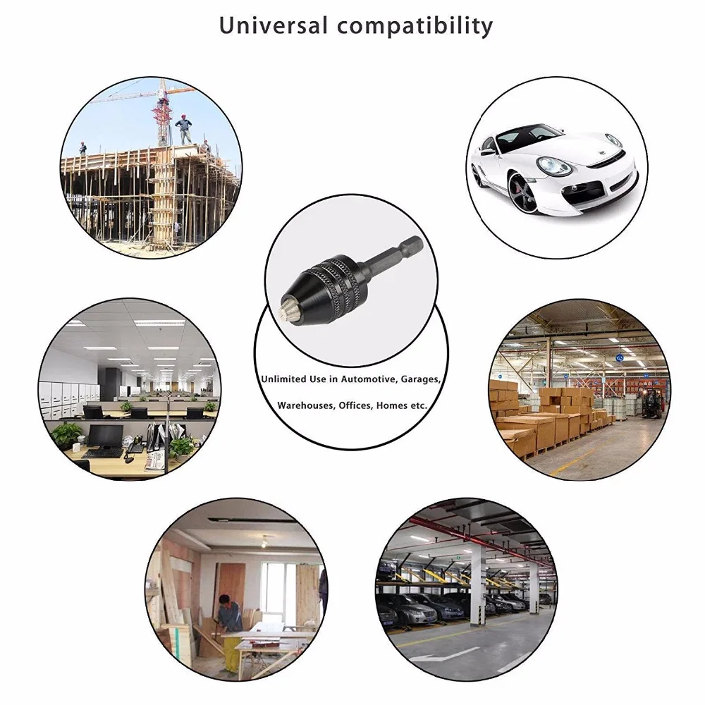 3 кулачковый сверлильный патрон быстрозажимный Сверлильный Патрон Отвертка