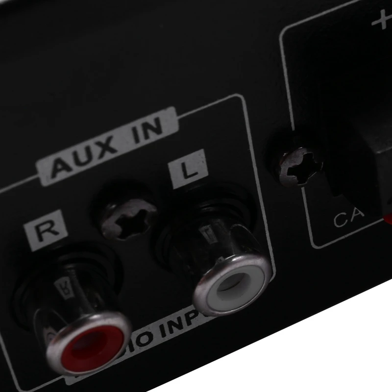 

12V/220V 600W 2 Mic Stereo Speaker Mini Car Home Bass Power Amplifier HiFi MP3 Booster AK-698C EU Plug