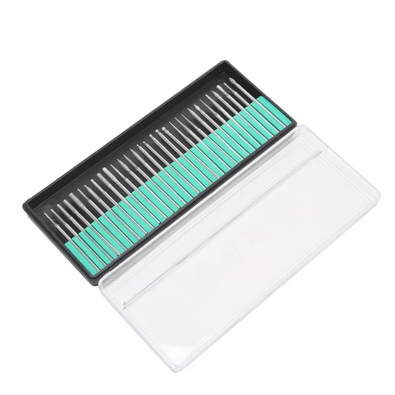 30 шт алмазные стоматологические низкая Скорость набор боров мукомолы Зубные