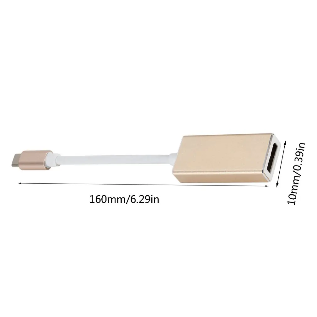 Прочный USB 3. 0 Type c папа Большой DP Дисплей порт мама 4k ультра высокой четкости видео