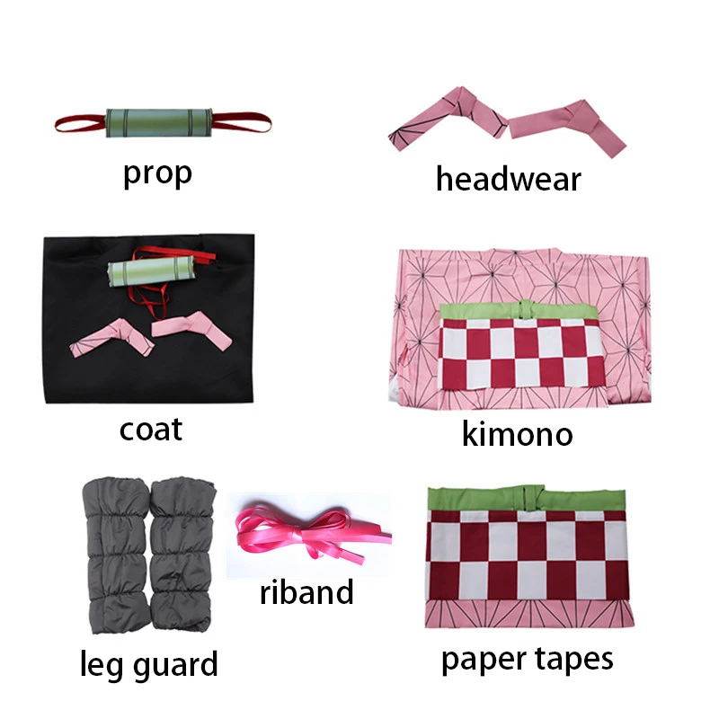 Женское кимоно для косплея костюм взрослых и детей из аниме убийца демонов: Kimetsu no